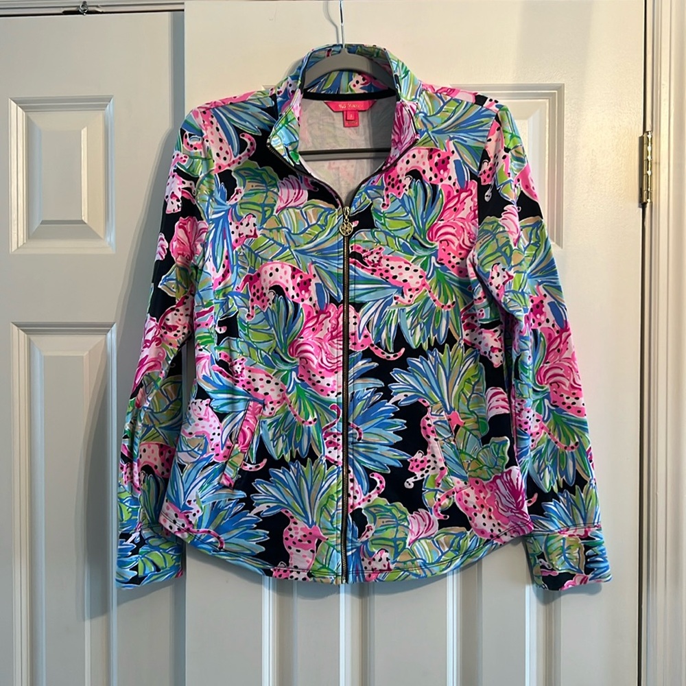 Lilly Pulitzer Zip Up Popover Size Small